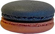 Macaron edición especial de Halloween, repostería artesanal creativa en Barcelona.