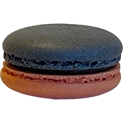 Macaron edición especial de Halloween, repostería artesanal creativa en Barcelona.